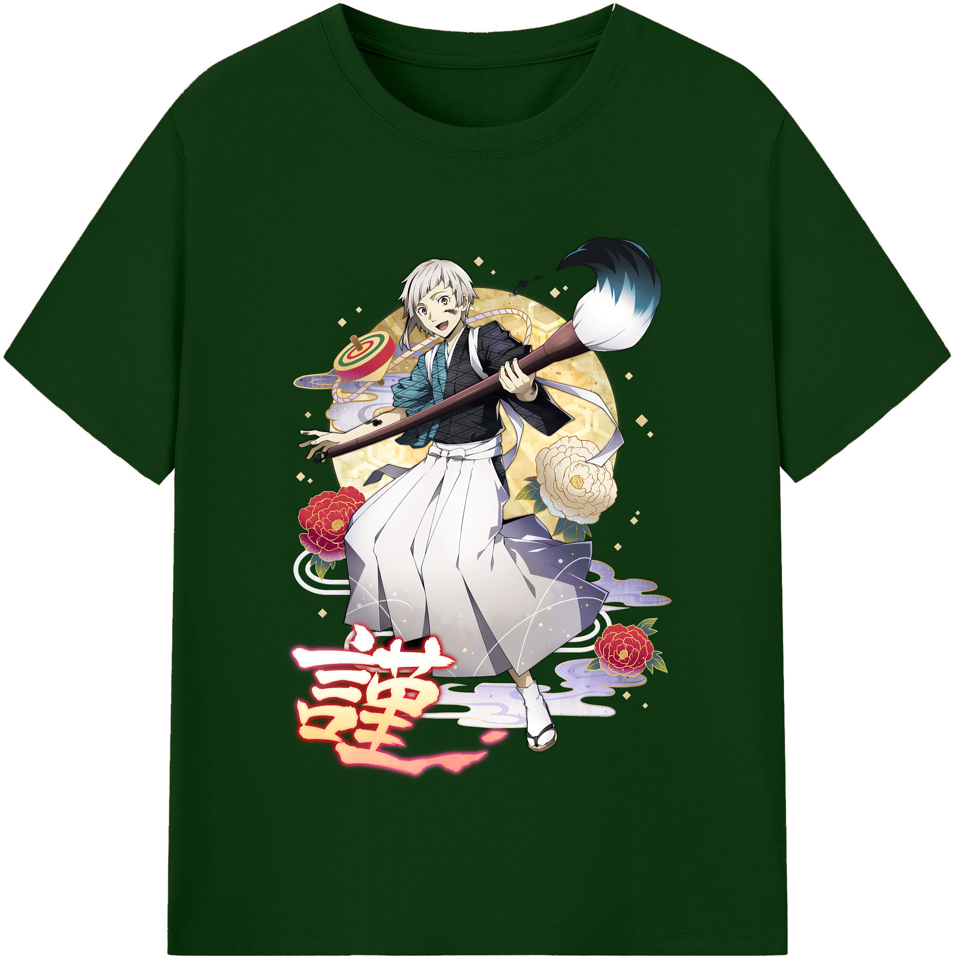 （画像用） 文豪ストレイドッグス Bungo Stray Dogs 綿100％半袖Tシャツ（フロントプリント）